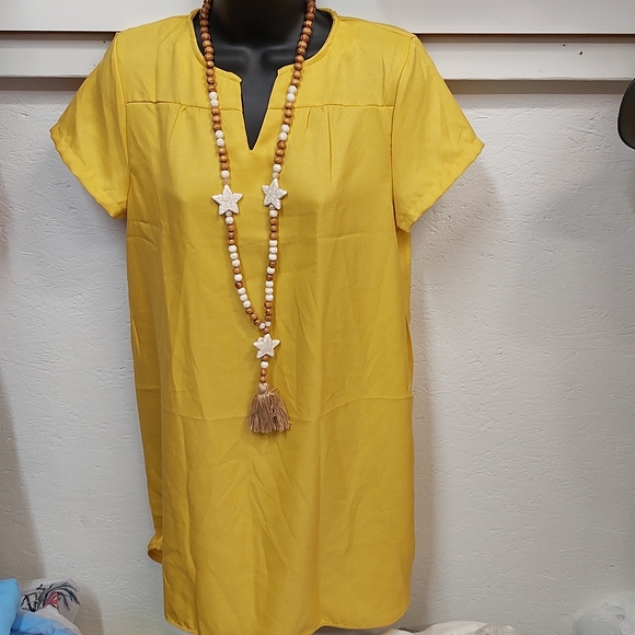Dresses & Skirts - 💢SOLD💢Summer yellow dress,  flowy, light and easy wear